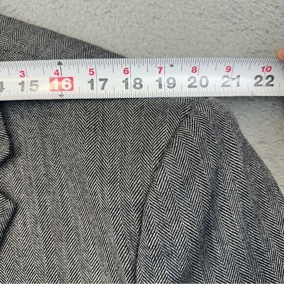 Joseph Feiss Blazer Mens‎ 50R Gray Lambs Wool 2 Button Business Casual Office - Picture 12 of 16